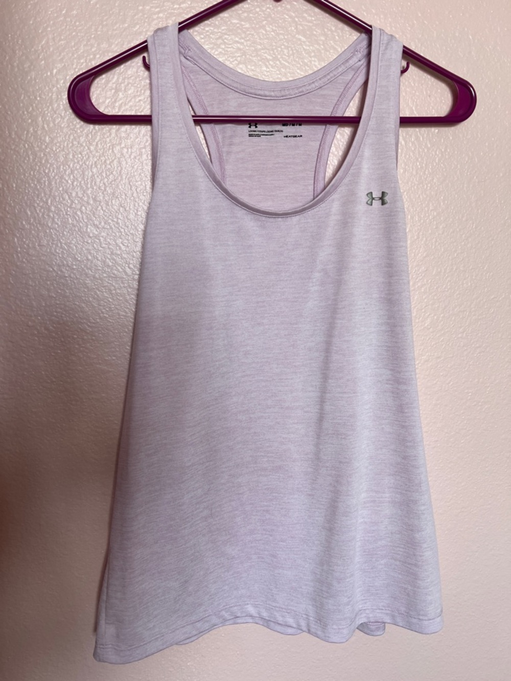 Under Armour Light Lavender Racerback Training Tank